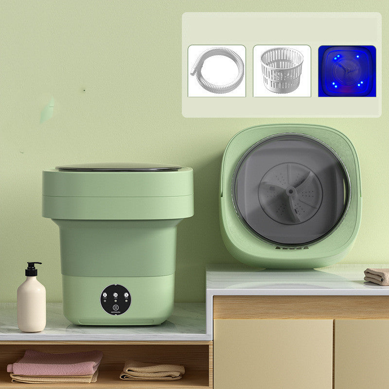 Mini Foldable Washing Machine Portable for Socks Underwear 3 Models With Spinning Dry Gadgets