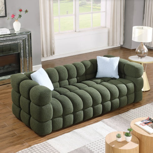 Marshmallow Boucle Sofa,boucle White 3 Seater - LaTezza Online Shop