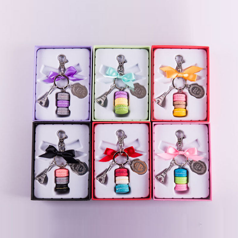 Macaron Pendant Key Ring Bag Buckle Key Ring Female - LaTezza Online Shop