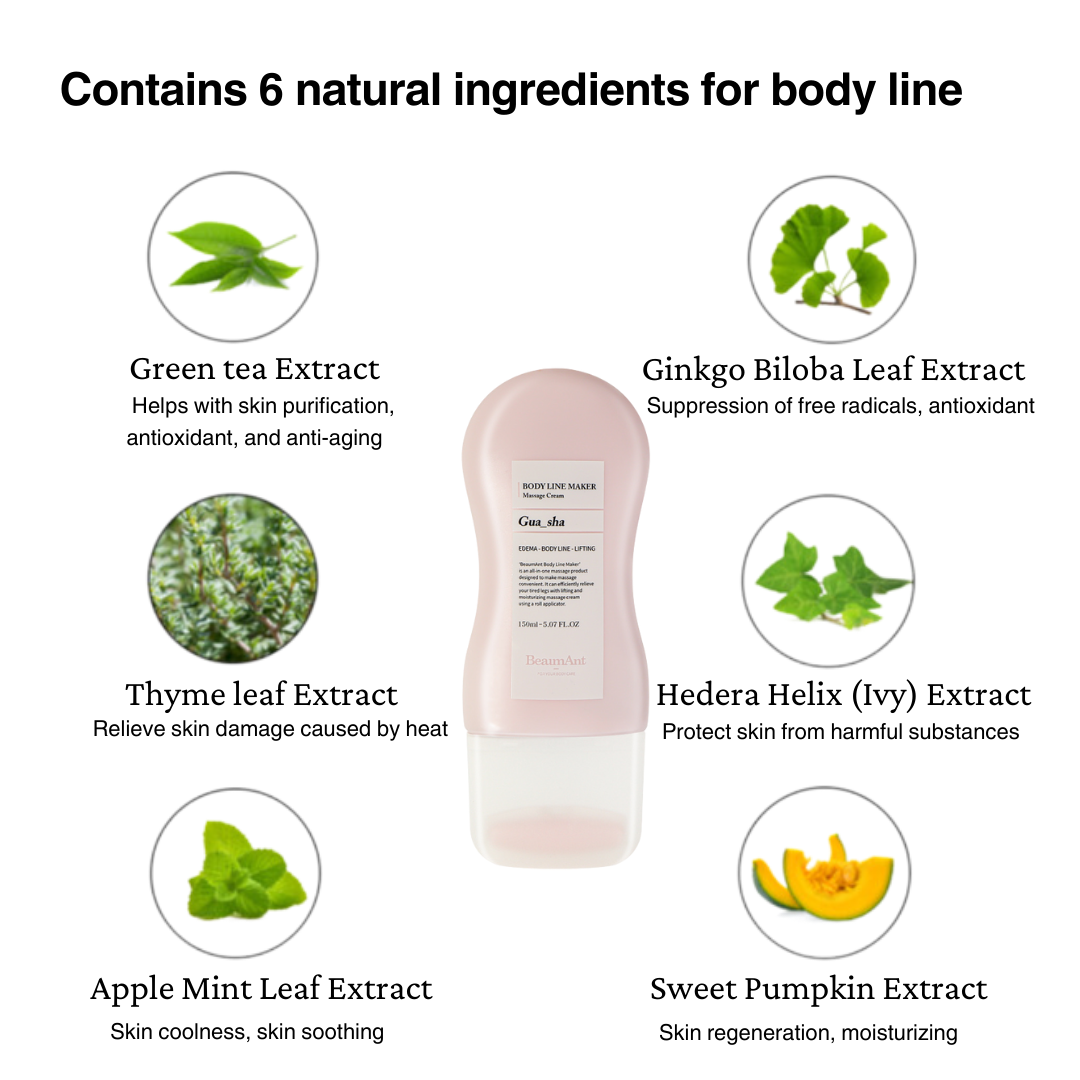 BeaumAnt Body Line Gua Sha Maker 150ml - LaTezza Online Shop