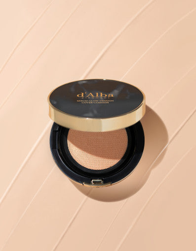 d'Alba Serum Glow Tension Cover Cushion 17g+17g(refill) - LaTezza Online Shop