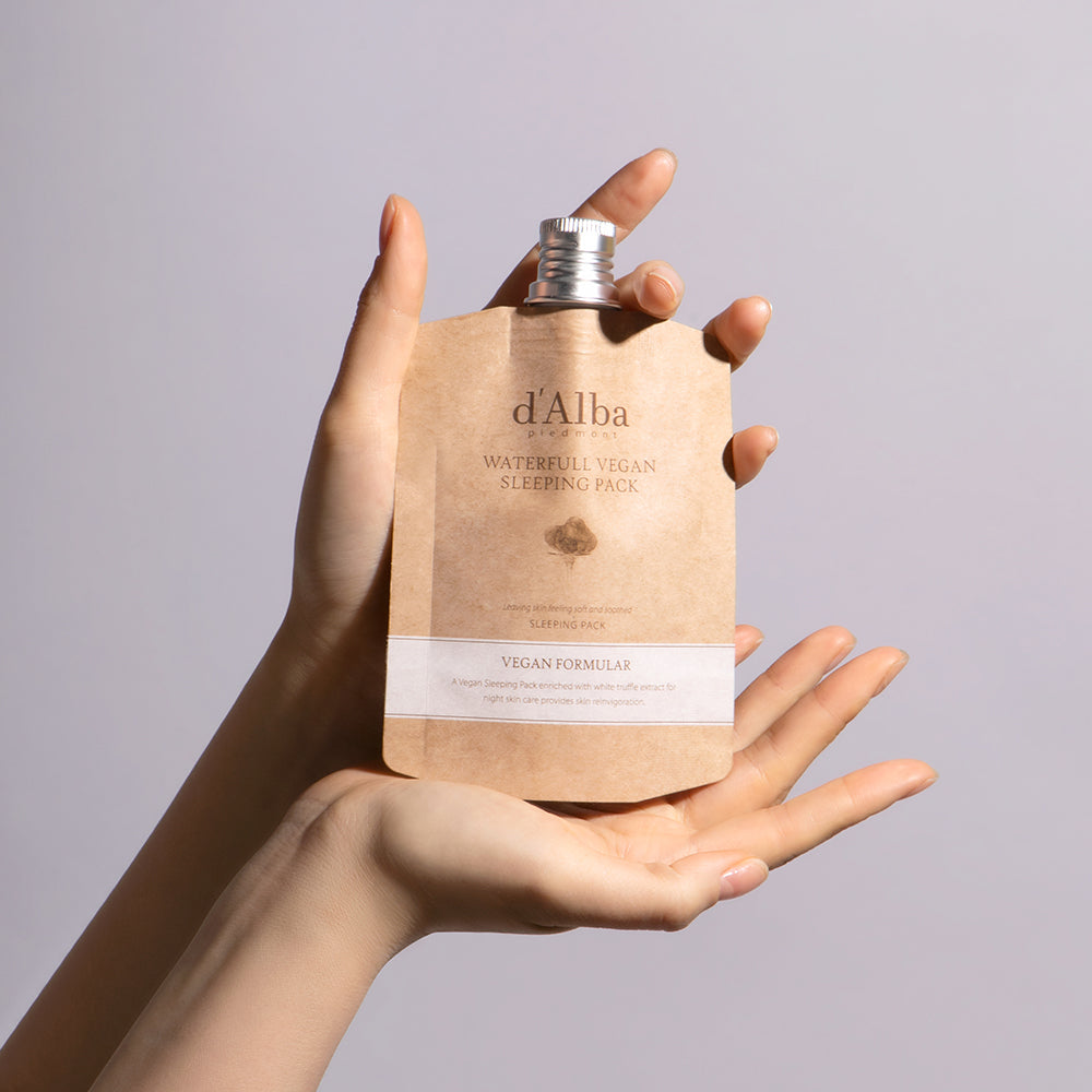 d'Alba Waterfull Vegan Sleeping Pack (Spout Type) 60ml - LaTezza Online Shop