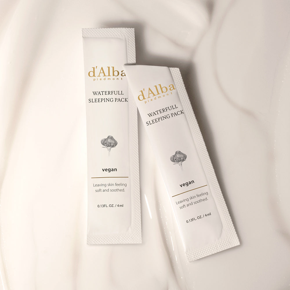 d'Alba Waterfull Vegan Sleeping Pack 4ml X 24ea - LaTezza Online Shop