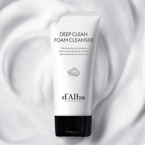 d'Alba White Truffle Deep Clean Foam Cleanser 80ml - LaTezza Online Shop