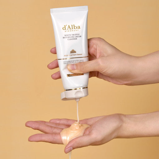 d'Alba White Truffle Return Oil Cream Cleanser (Tube) 100ml X 2ea - LaTezza Online Shop