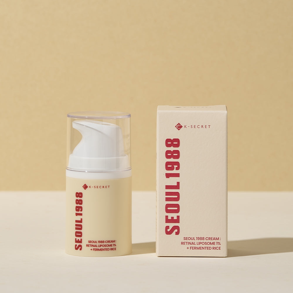 K-SECRET SEOUL 1988 Cream : Retinal Liposome 1% + Fermented Rice 50ml - LaTezza Online Shop