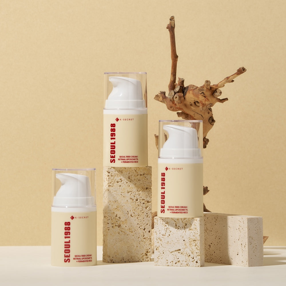 K-SECRET SEOUL 1988 Cream : Retinal Liposome 1% + Fermented Rice 50ml - LaTezza Online Shop