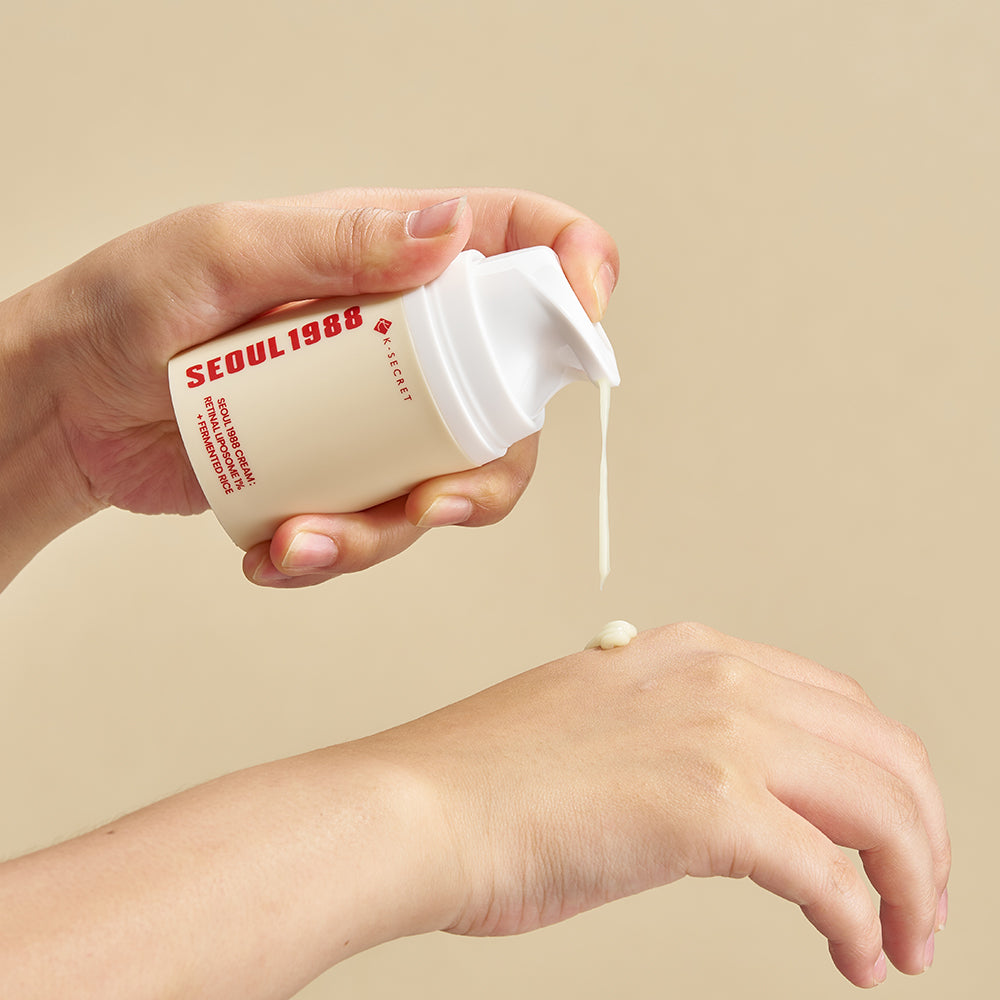 K-SECRET SEOUL 1988 Cream : Retinal Liposome 1% + Fermented Rice 50ml - LaTezza Online Shop