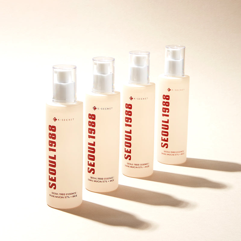 K-SECRET SEOUL 1988 Essence : Snail Mucin 97% + Rice 100ml - LaTezza Online Shop