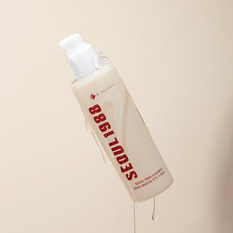 K-SECRET SEOUL 1988 Essence : Snail Mucin 97% + Rice 100ml - LaTezza Online Shop