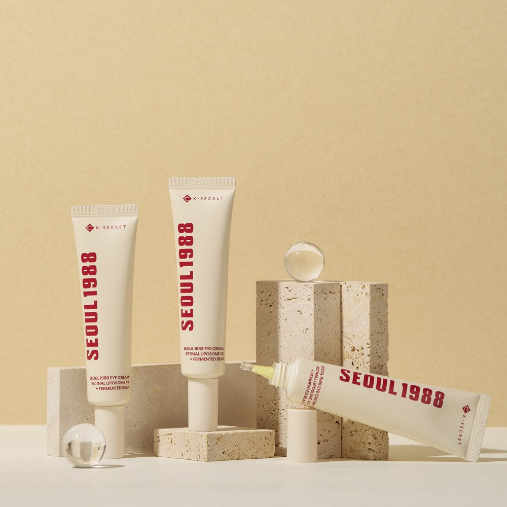 K-SECRET SEOUL 1988 Eye Cream : Retinal Liposome 4% + Fermented Bean 30ml - LaTezza Online Shop