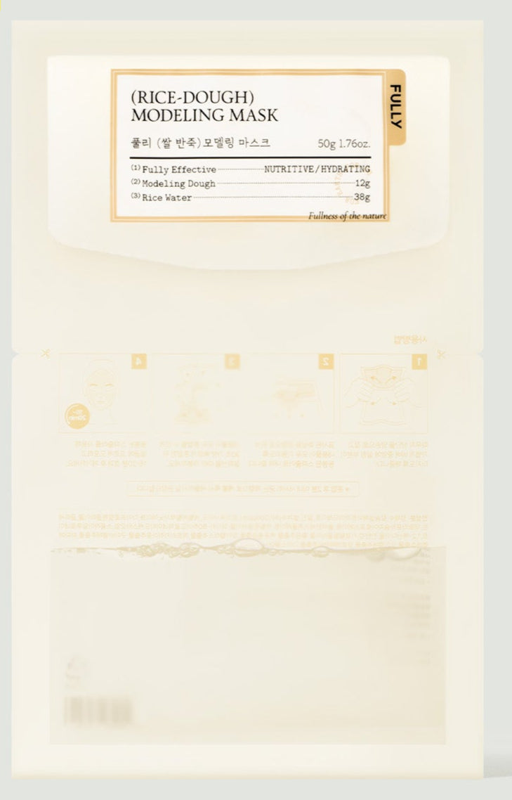 FULLY RICE-DOUGH MODELING MASK 50g*4ea - LaTezza Online Shop
