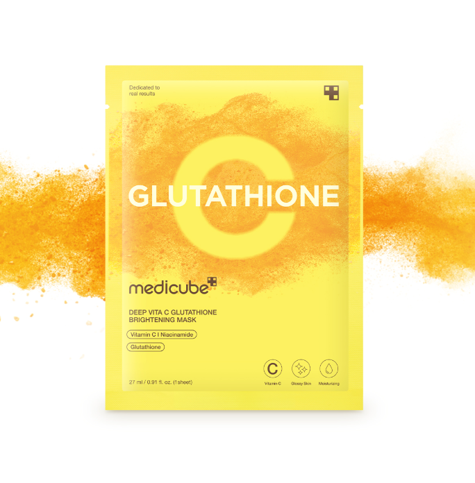 medicube Deep Vita C Glutathione Brightening Mask 27 X 5ea - LaTezza Online Shop