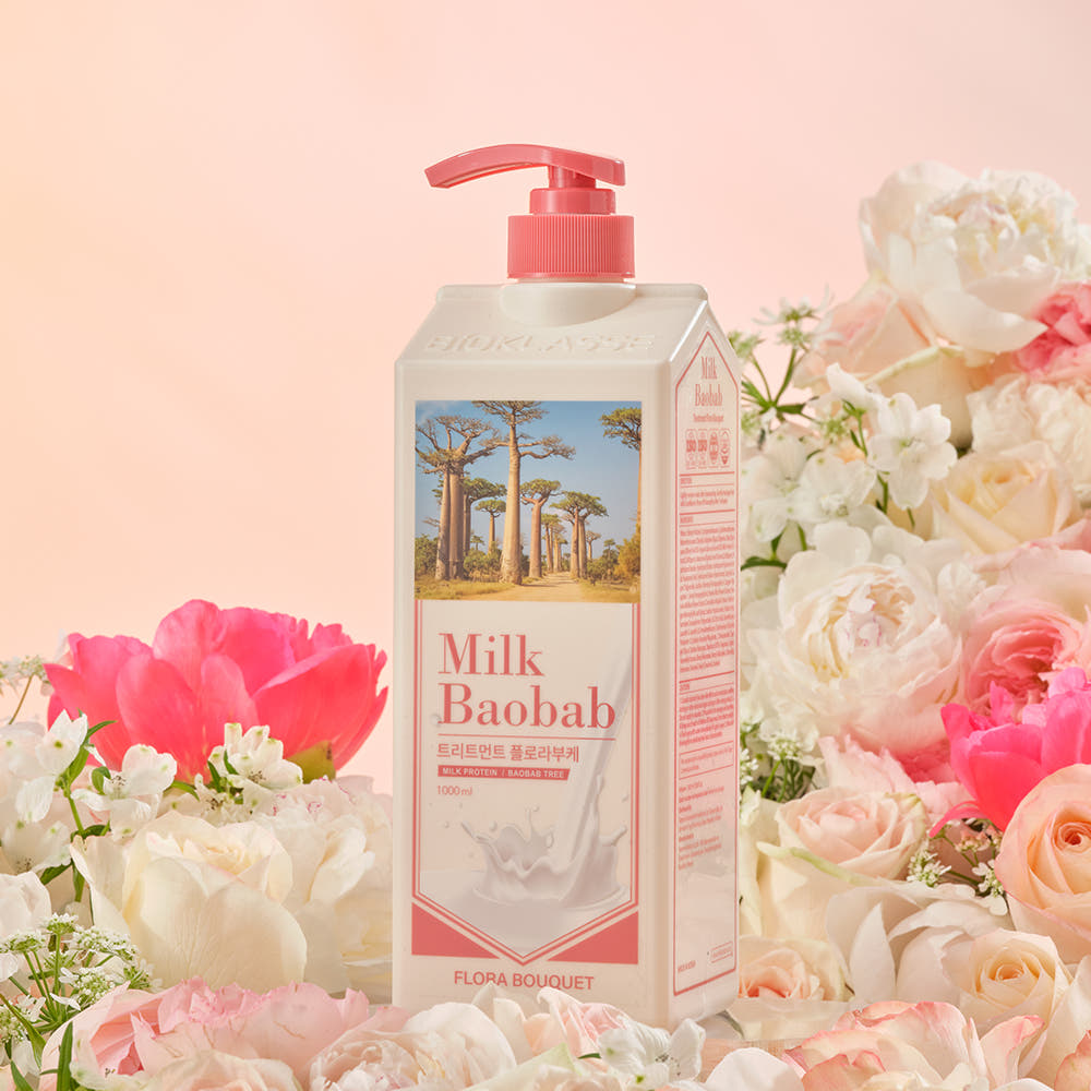 BIOKLASSE MILK BAOBAB Hair Treatment 1000ml #Flora Bouquet - LaTezza Online Shop