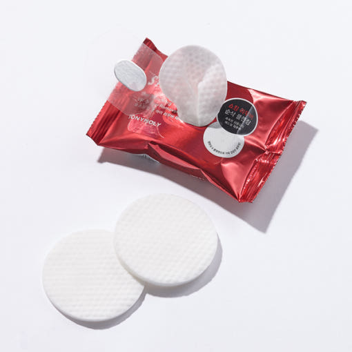 TONYMOLY The Shocking Lip & Eye Remover Pads 150g/30ea