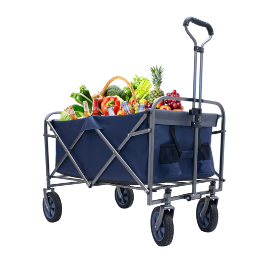 Outdoor Garden Multipurpose Micro Collapsible Beach Trolley Cart Camping Folding Wagon - LaTezza Online Shop