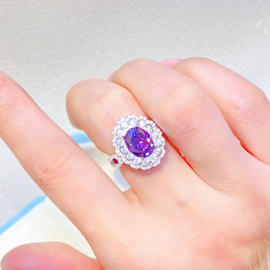 2 Carat Moissanite 925 Sterling Silver Ring - LaTezza Online Shop