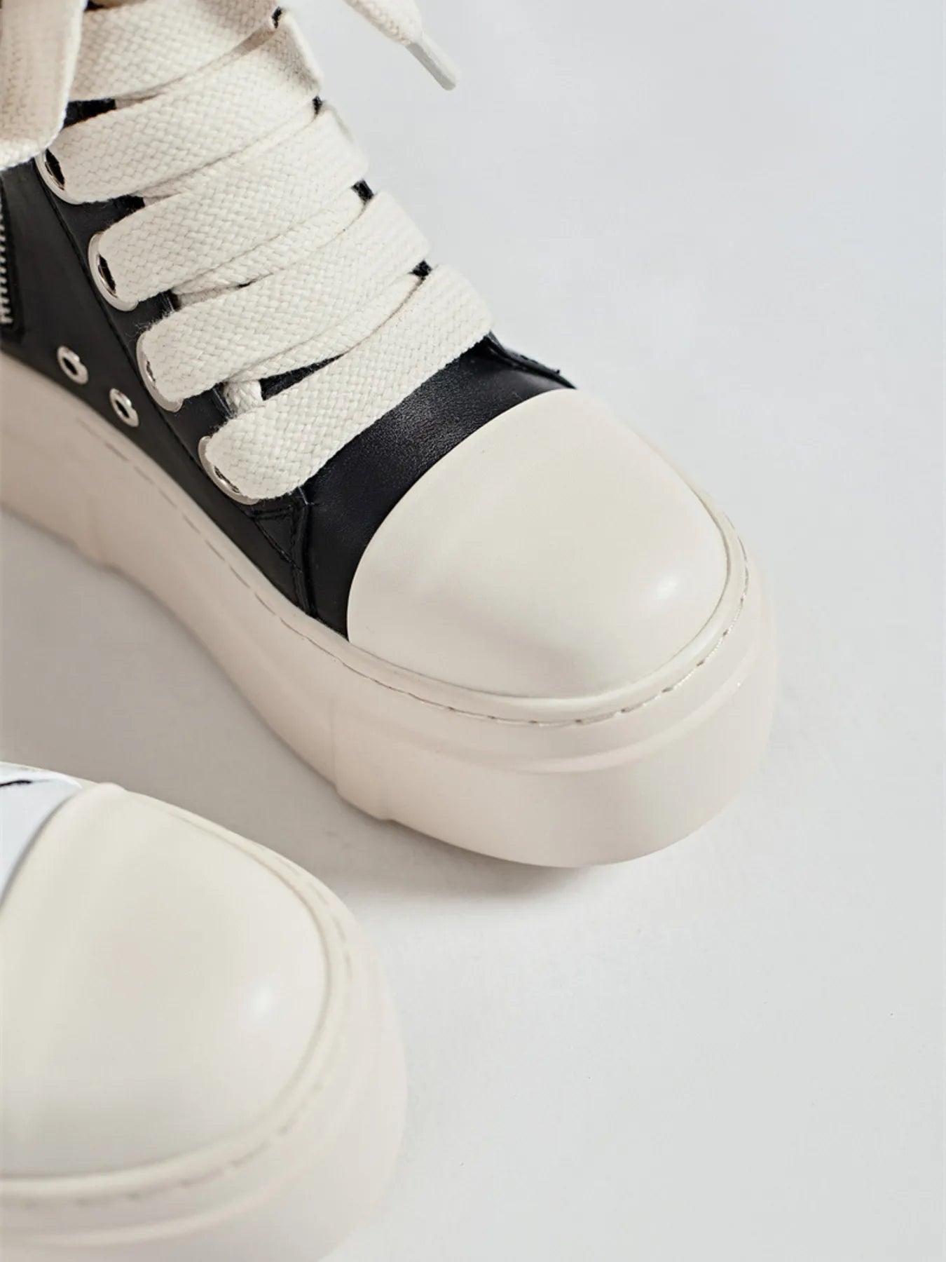 Platform Lace Up Contrast Sneakers - LaTezza Online Shop