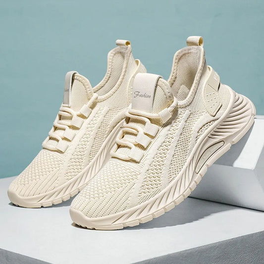 Sneakers Lace Up Mesh Breathable Athletic Shoes - LaTezza Online Shop