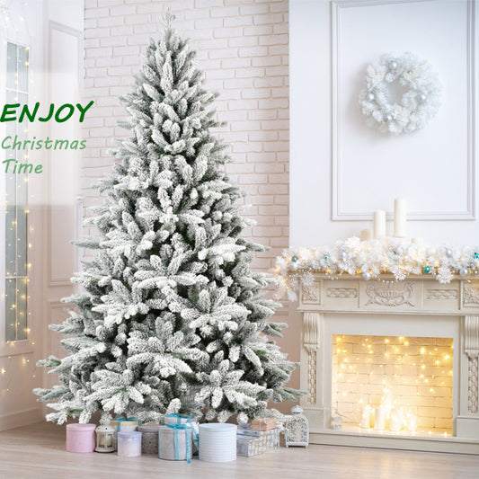 7FT PE&PVC Flocked Christmas tree - LaTezza Online Shop