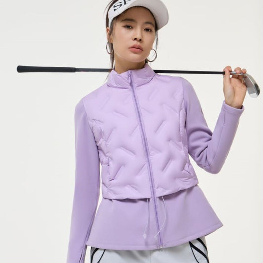 Golf down jacket women's winter short down jacket small waist autumn and winter jacket women's top - LaTezza Online Shop