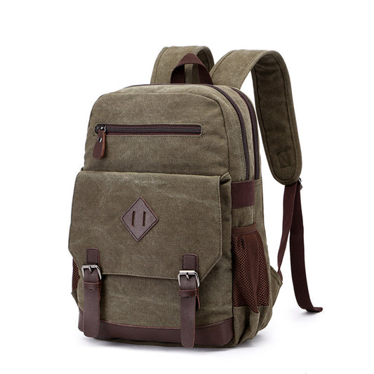 Canvas Bag Retro Casual Shoulder Computer Backpack - LaTezza Online Shop