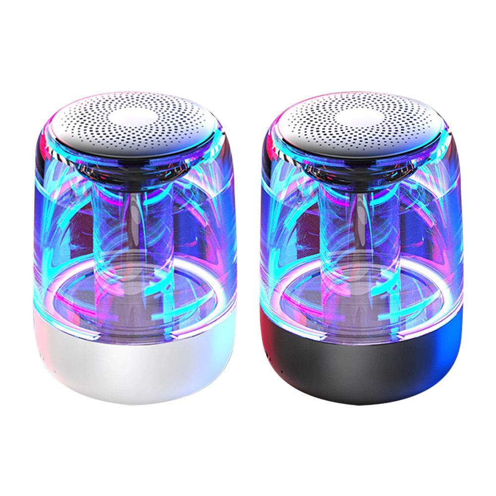 Portable Speakers Bluetooth Column Wireless Bluetooth Speaker Powerful Bass Radio with Variable Color LED Light - LaTezza Online Shop