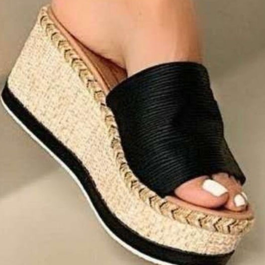 PU Leather Open Toe Sandals - LaTezza Online Shop