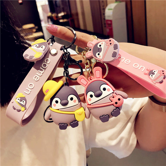 Creative Cartoon Cute Penguin Keychain Couple Pendant - LaTezza Online Shop