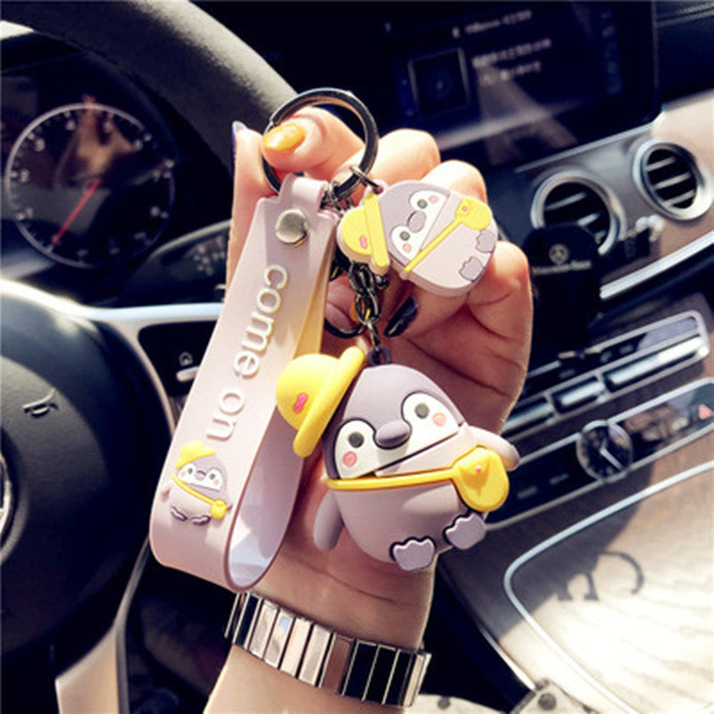Creative Cartoon Cute Penguin Keychain Couple Pendant - LaTezza Online Shop