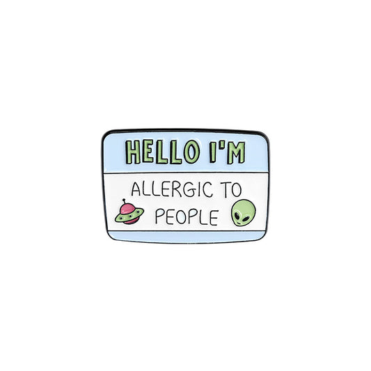 Funny Dialog Enamel Pins Humor Label Cute Brooch Clothes Lapel Pins Cartoon Accessories - LaTezza Online Shop