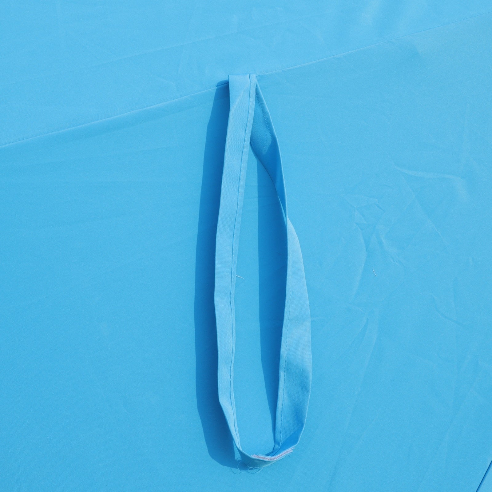 15x9ft Large Double-Sided Rectangular Outdoor Twin Patio Market Umbrella With Light And Base- Blue - LaTezza Online Shop