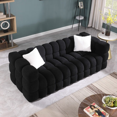 Marshmallow Boucle Sofa,boucle White 3 Seater - LaTezza Online Shop