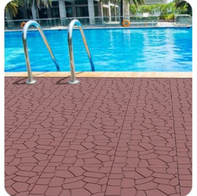 Plastic Interlocking Deck Tiles,44 Pack Patio Deck Tiles,12x12 Square Waterproof Outdoor All Weather - LaTezza Online Shop