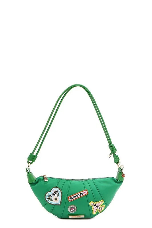 Nicole Lee USA Color Patch Croissant Bag - LaTezza Online Shop