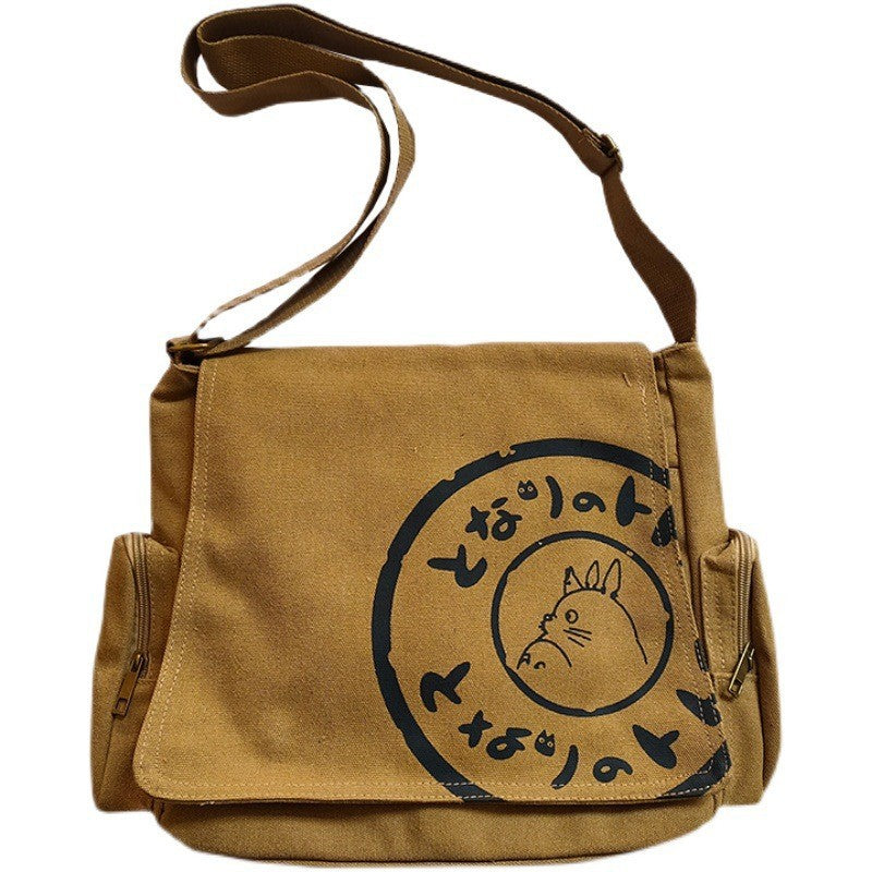 Messenger Bag Retro canvas bag, men's shoulder bag, crossbody bag, large capacity casual bag, travel bag, unisex - LaTezza Online Shop