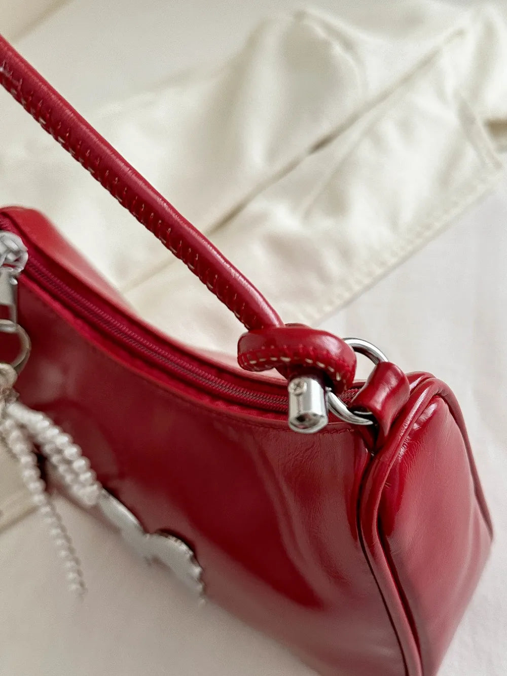 Shoulder Bag Butterfly PU Leather with Bow - LaTezza Online Shop