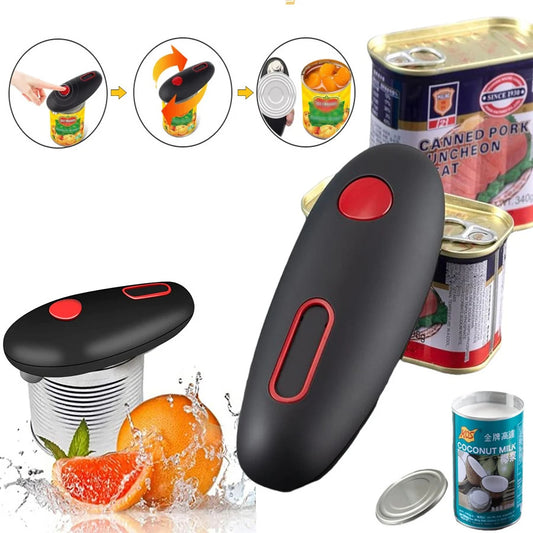 Electric Can Opener Automatic Jar Bottle Can Machine One Touch Portable Kitchen Hand Free - LaTezza Online Shop