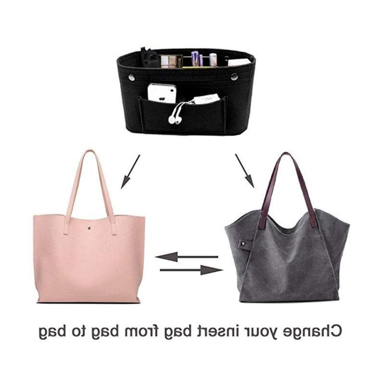 Tote Insert Liner Makeup Storage Organizer - LaTezza Online Shop