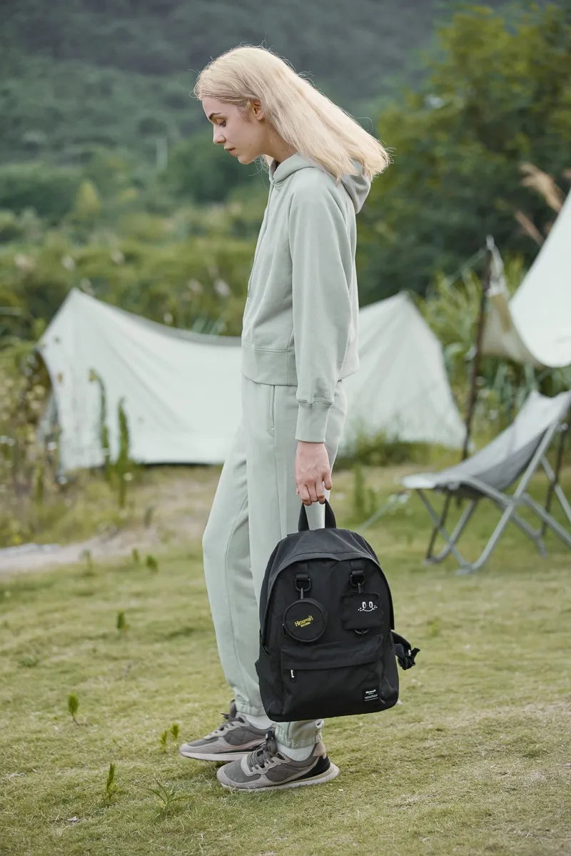 Himawari Waterproof Canvas Backpack Bag with Removable Coin Purse - LaTezza Online Shop