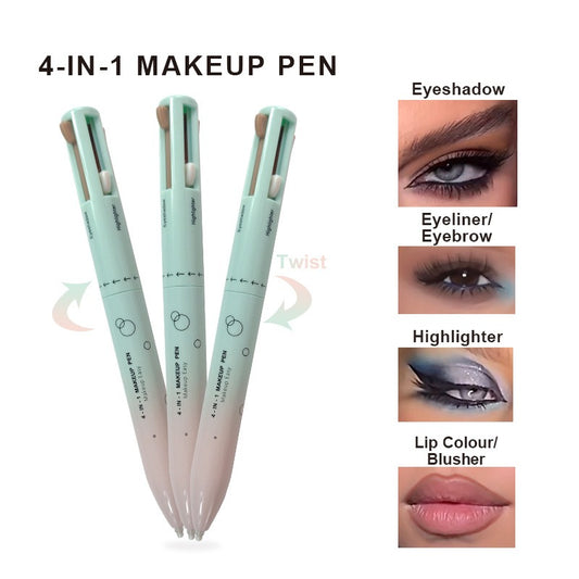 4 in 1 makeup pencil 4 in 1 makeup pencil 4 colors 4 colors lip liner highlight eye shadow eyeliner eyebrow pencil 4in1 - LaTezza Online Shop