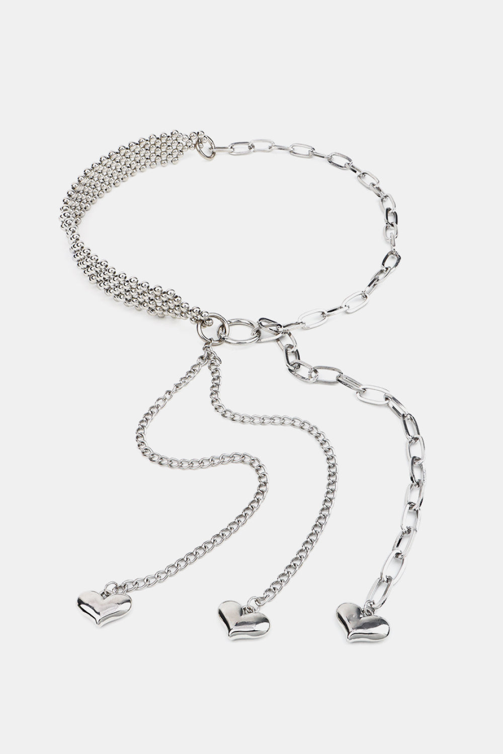 CCB Bead Heart Charm Belt - LaTezza Online Shop