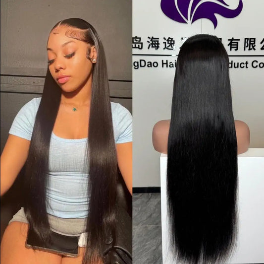 Lace Front Wig Human Hair Transparent 13x4 Full Lace Straight Hair Different Lengths 