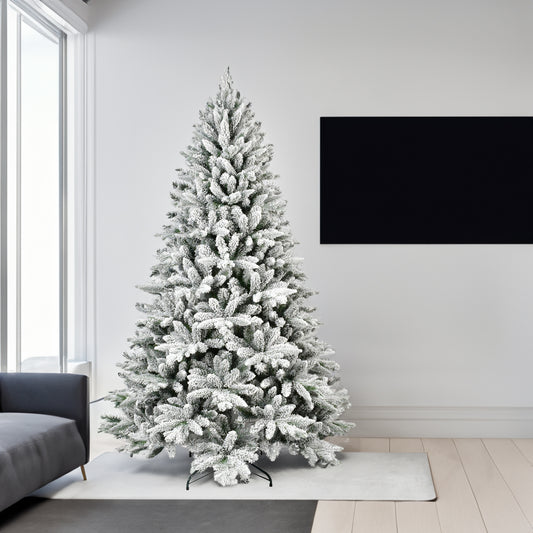 6FT PE&PVC Flocked Christmas tree - LaTezza Online Shop
