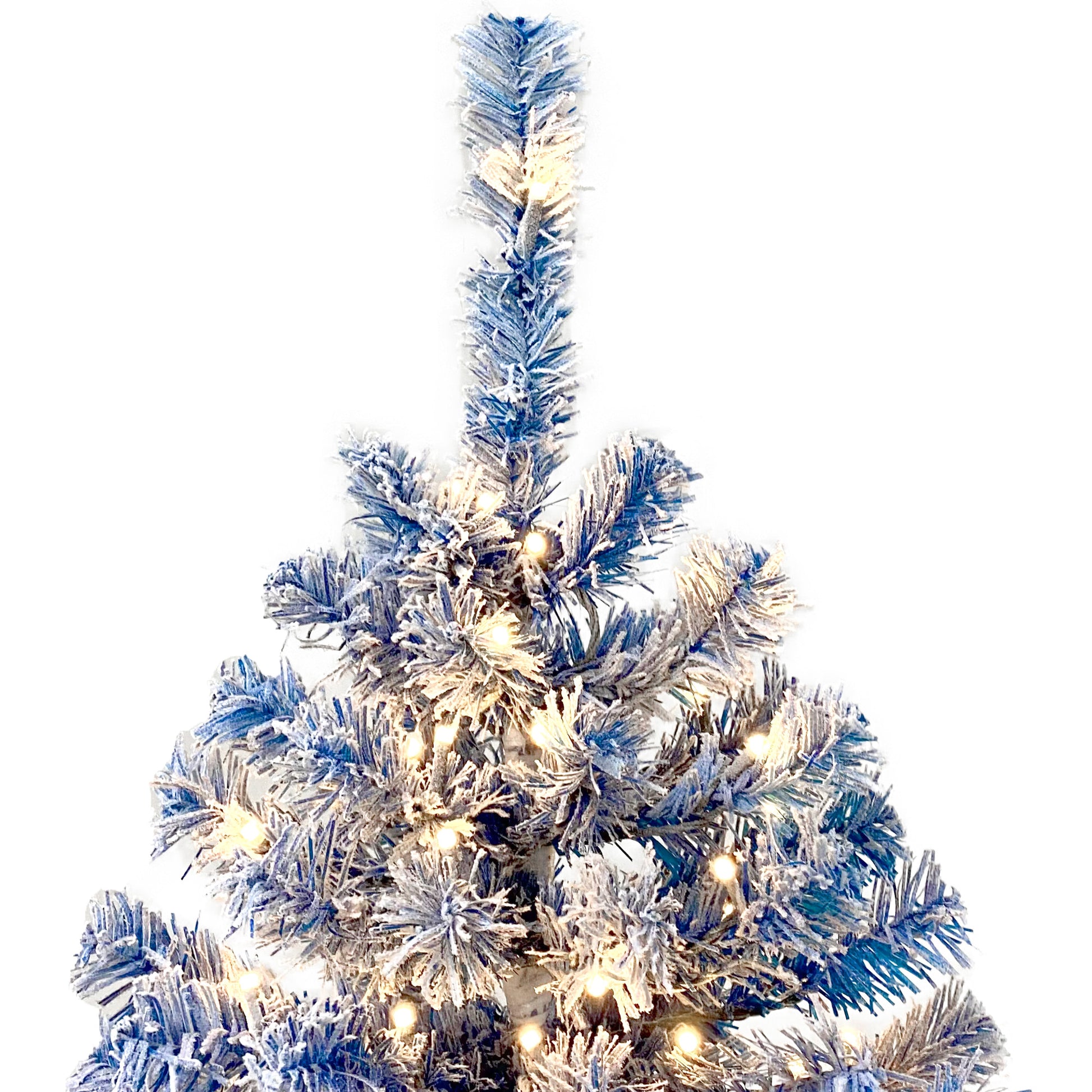 6FT pre ignited hinge chain artificial fir Christmas tree with snowflake - LaTezza Online Shop