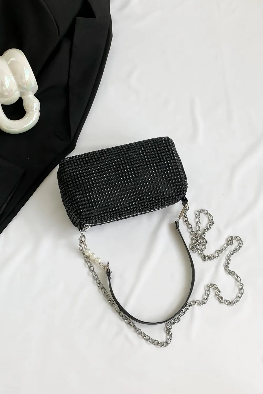 Openwork Crossbody Bag with Removable Strap - LaTezza Online Shop