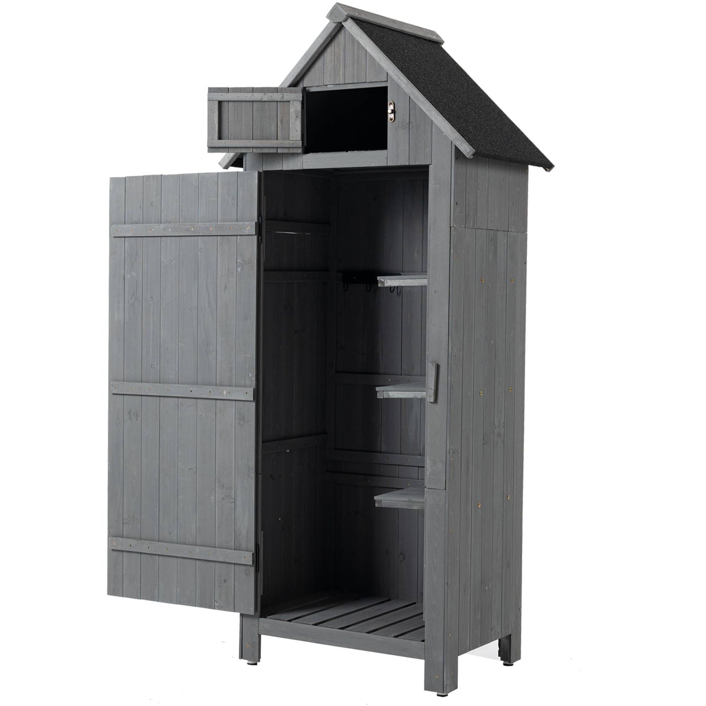 Outdoor Storage Cabinet Tool Shed Wooden Garden Shed - LaTezza Online Shop
