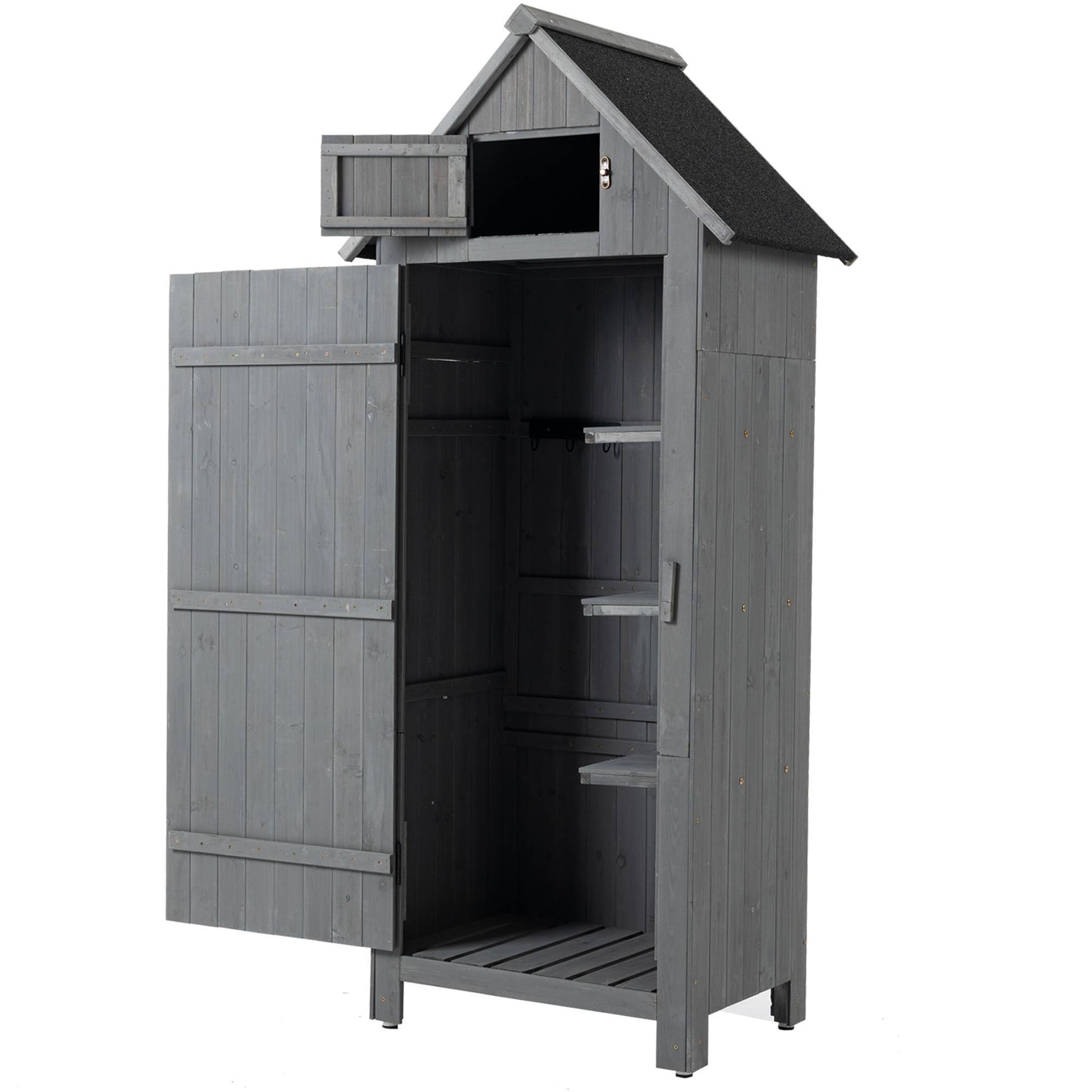 Outdoor Storage Cabinet Tool Shed Wooden Garden Shed - LaTezza Online Shop