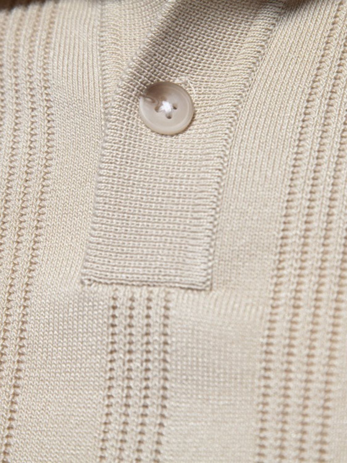 Men's Collared Neck Short Sleeve Knit Polo - LaTezza Online Shop