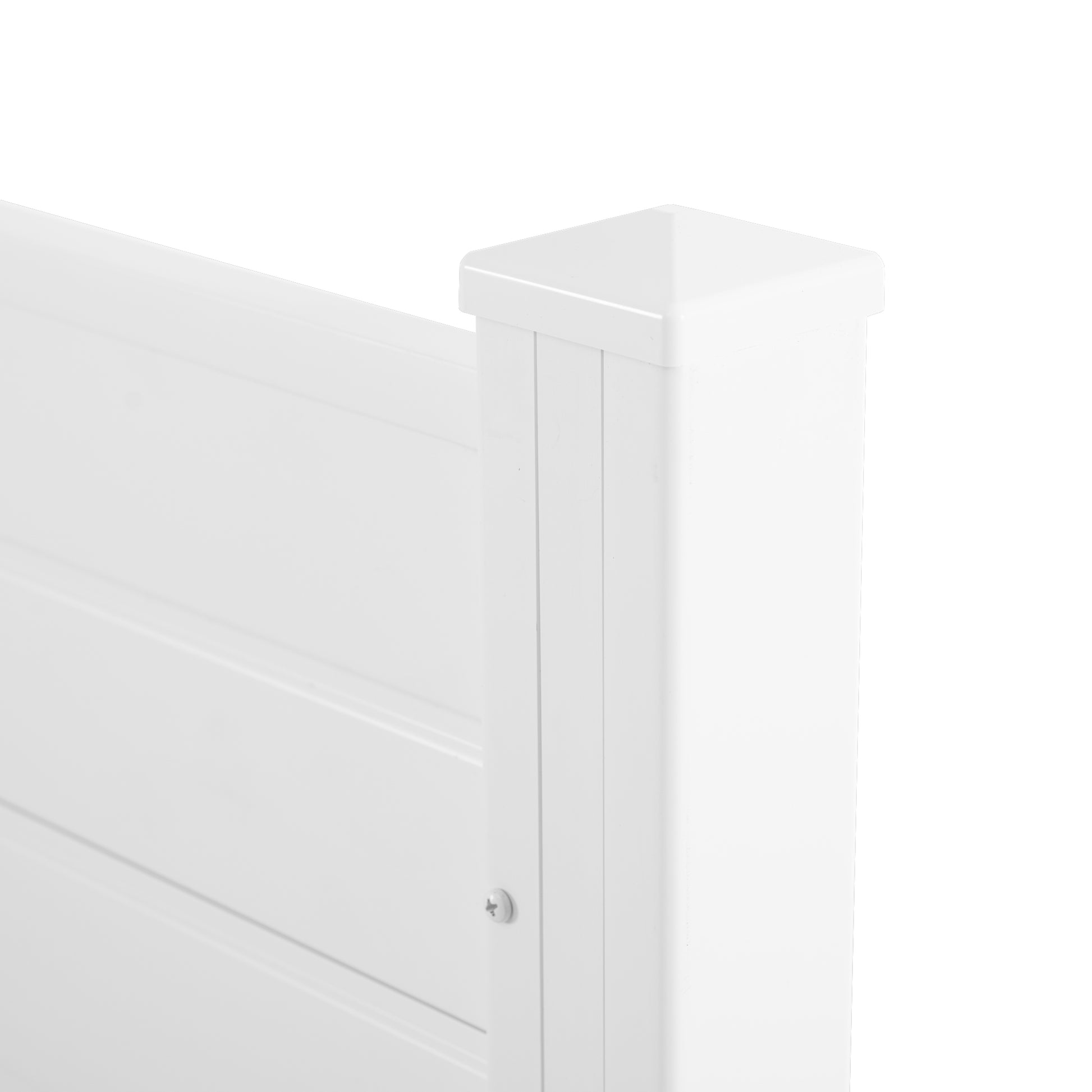 Privacy Fence Panels Kit Air Conditioner Trash Can Enclosure Vinyl white color - LaTezza Online Shop